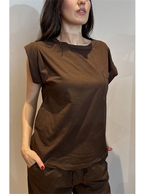 T-shirt con taschino DIECI MINUTI | F521T22Q4